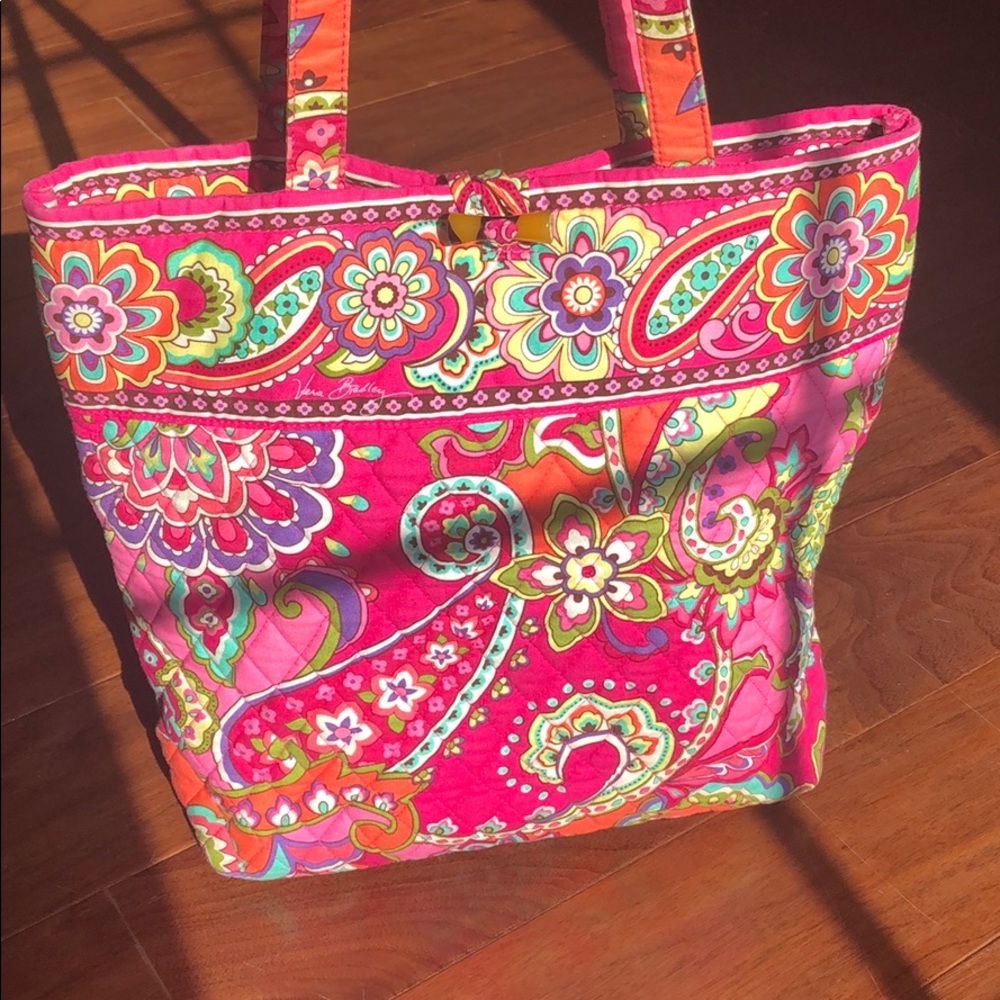 Vera Bradley Tote Bag PINK SWIRLS